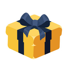 Yellow Gift Box Present