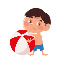 Boy With Beach Ball