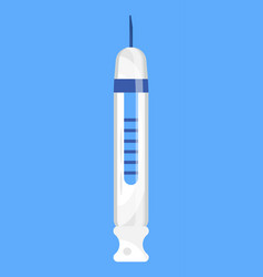 Diabetic Insulin Syringe Icon Diagnosis