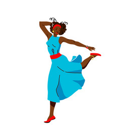 African American Girl Dance