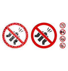 No Blowjob Mosaic Icon Round Dots