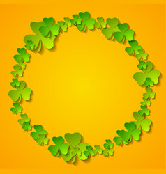 St Patrick Day Abstract Background With Ring From