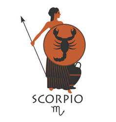 Zodiac In The Style Of Ancient Greece Scorpio