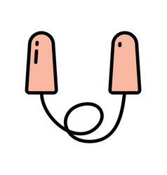 Ear Plug Color Icon