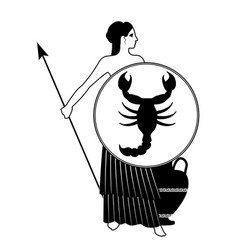 Zodiac In The Style Of Ancient Greece Scorpio