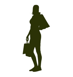 Girl Holding Shopping Bags