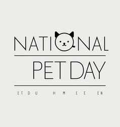 National Pet Day