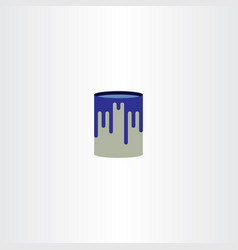 Paint Can Logo Icon Symbol