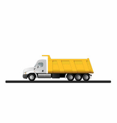 Dump Truck For Transportation Bulk Cargo