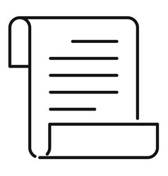 Paper Scenario Icon Outline Storyboard