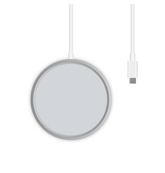 Wireless Charger Mockup Isolated