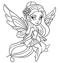 Fairy Coloring Page