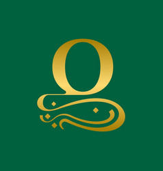 Letter O Logo Capital For Monograms