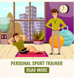 Personal Sport Trainer Background