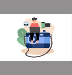 Photography Flat Design