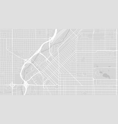 Background Denver Map United States White