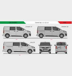 Fiat Scudo Combi Delivery Vans L1 L2 L3 2022