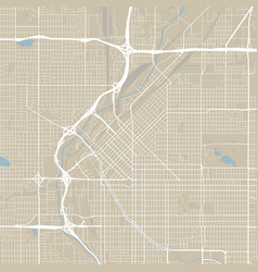 Detailed Map Of Denver City United States