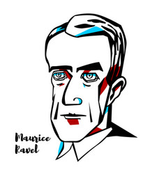 Maurice Ravel Portrait