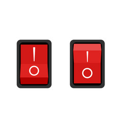 Switch Button Toggle Button Isolated On White