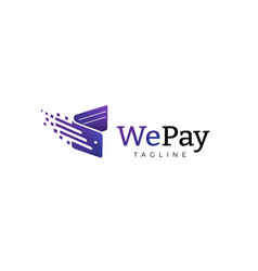 Fast Wallet Mobile Internet Payment Logo Design