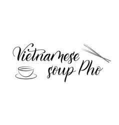 Vietnamese Soup Pho Isolated On White