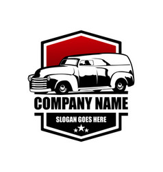 1952 Chevrolet Panel Van Logo Silhouette