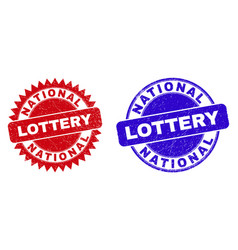 National Lottery Rounded And Rosette Seals