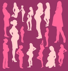 Pregnant Women Digital Clip Art