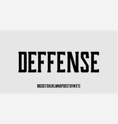 Deffense Varsity Sporty University Font Typeface