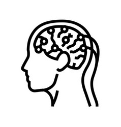 Seizure Diagnosis Neurologist Line Icon