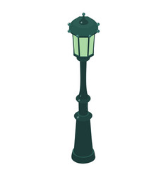 Street Light Icon Isometric Beautiful