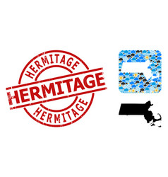 Grunge Hermitage Stamp Seal And Stencil Climate