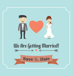 We Are Getting Married Template Card