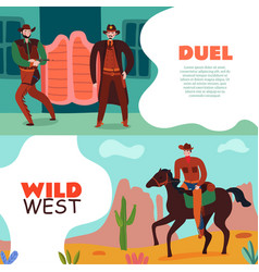 Wild West Duel Banners