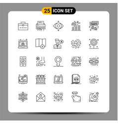 25 Universal Line Signs Symbols Graph