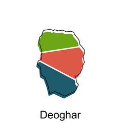 Deoghar City Of India Map