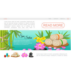 Flat Spa Salon Landing Page Template