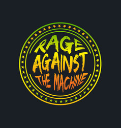 Rage Against The Machine Lettering Typography