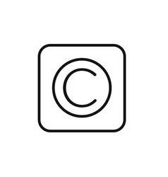 Copyright Mark Icon Ideal For Digital Rights