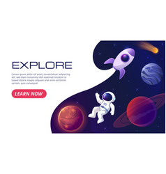 Explore Space Banner Concept