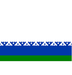 Flag Nenets Autonomous Okrug In Russian