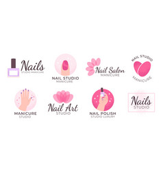 Nail Design Badges Manicure Salon Decorative