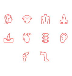 Body Part Icon Set