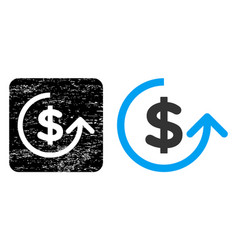 Grunge Chargeback Hole Stamp Seal