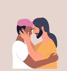 Interracial Same-sex Couple Portrait Two