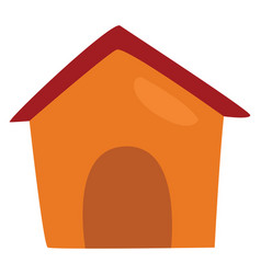 Dog House On A White Background