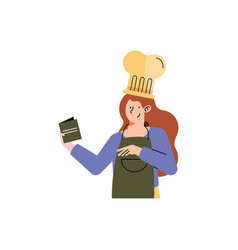 Woman With Recipe