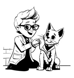 Boy With A Cat