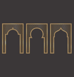 Ramadan Islamic Arch Frame With Ornament